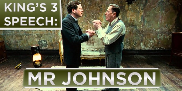 King's Speech 3 (Mr Johnson)