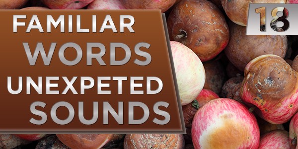 18 Familiar Words, Unexpected Sounds